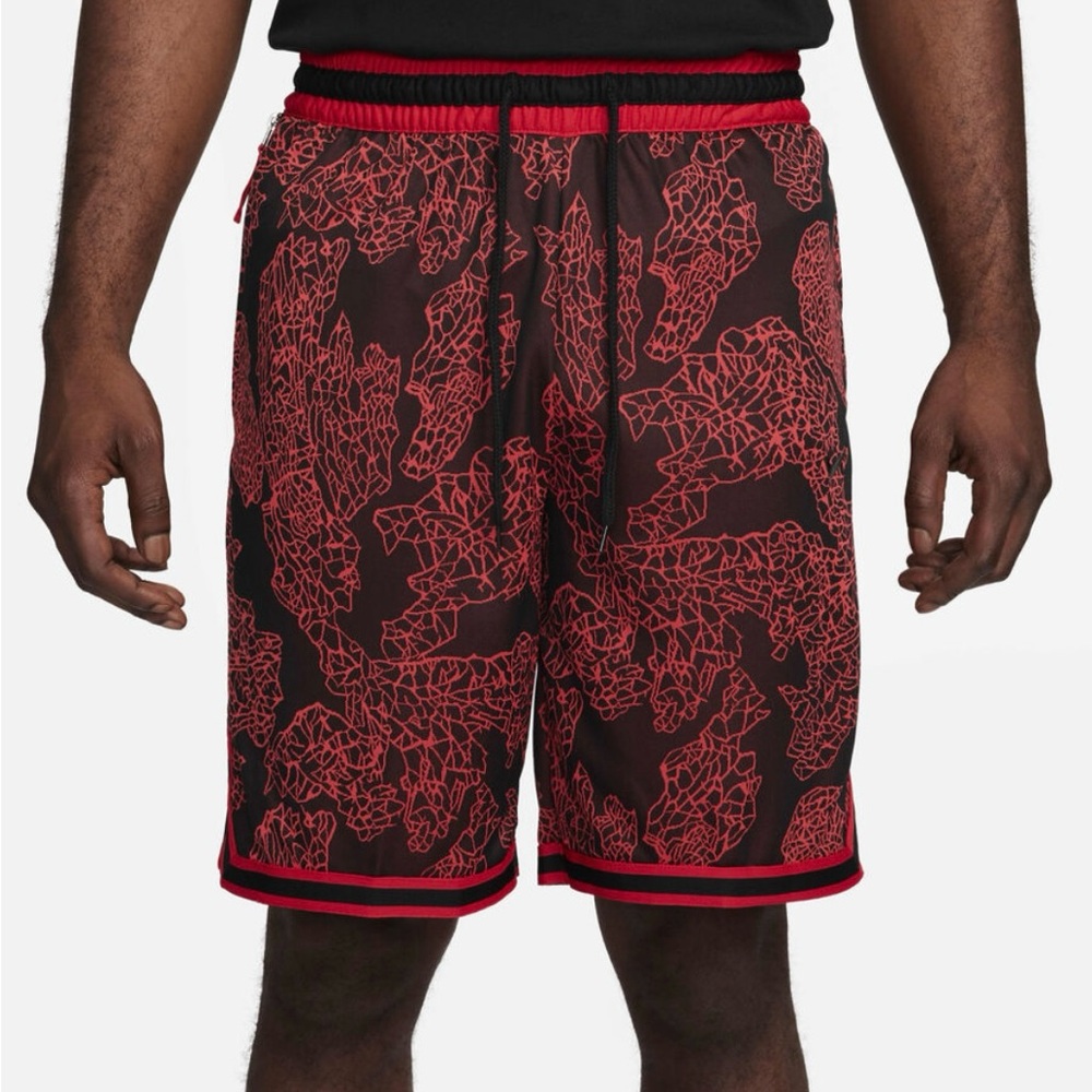 Nike Men's Dry-Fit DNA Red and Black Athletic Shorts